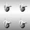 Service Caster 3 Inch 316SS Thermoplastic Rubber Swivel 12mm Stem Caster Set Lock Brake SCC SCC-SS316TSTTL20S314-TPRB-M1215-4 - alternate 4